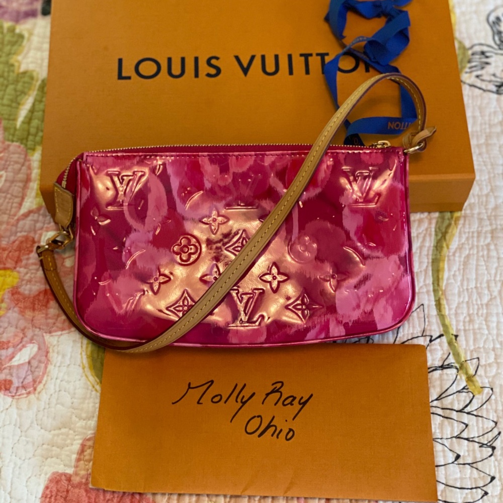 Louis Vuitton Rose Pink Ikat Pouchette Accessories
